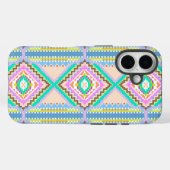 Coques Case-Mate iPhone Rêve pastel électrique kaléidoscope (Verso (horizontal))