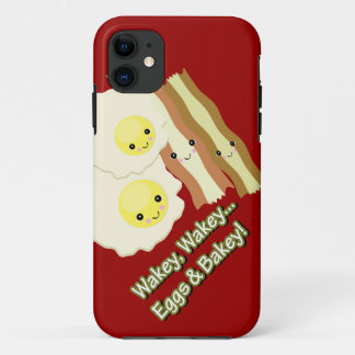 Coque Case-Mate Pour iPhone Réveil réveil œufs et bacon kawaii
