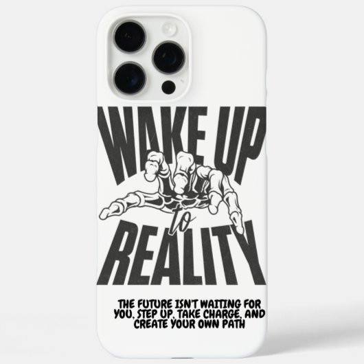 Coques Case-Mate iPhone Réveillez-vous avec la réalité (Verso)