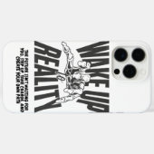 Coques Case-Mate iPhone Réveillez-vous avec la réalité (Verso (horizontal))