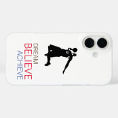 Coques Case-Mate iPhone Rêver croire atteindre le basket-ball (Verso (horizontal))