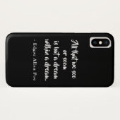 Coques Case-Mate iPhone Rêver Dans Un Rêve Edgar Allan Poe (Dos (Horizontal))