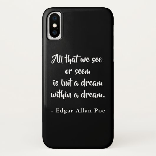 Coques Case-Mate iPhone Rêver Dans Un Rêve Edgar Allan Poe (Dos)