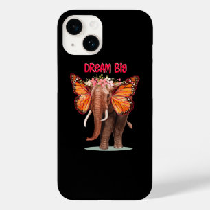 Coque Pour iPhone 14 Rêver Gros Comme Un Inspirationnel Éléphant