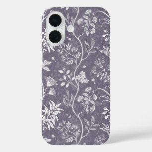 Coques iPhone 16 Rêverie élégante en chintz lavande violet Botaniqu