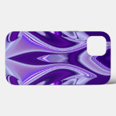 Coques Case-Mate iPhone Rêves arc-en-ciel à fleurs violettes (Verso (horizontal))