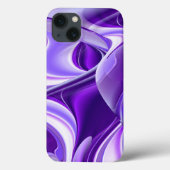 Coques Case-Mate iPhone Rêves arc-en-ciel à fleurs violettes (Verso)