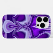 Coques Case-Mate iPhone Rêves arc-en-ciel à fleurs violettes (Verso (horizontal))
