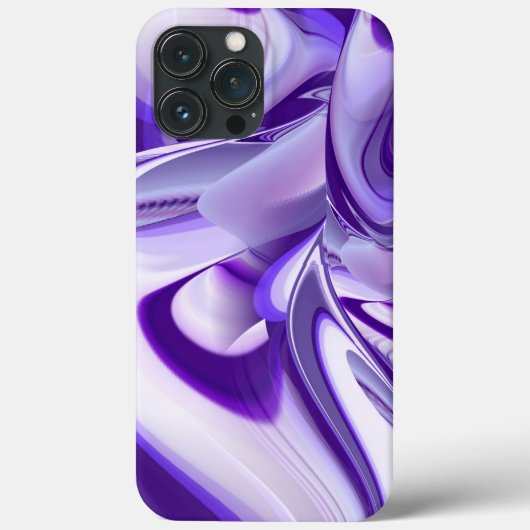 Coques Case-Mate iPhone Rêves arc-en-ciel à fleurs violettes (Verso)