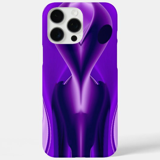 Coques Case-Mate iPhone Rêves arc-en-ciel violet 3D, Alien (Verso)