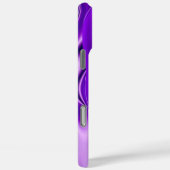 Coques Case-Mate iPhone Rêves arc-en-ciel violet 3D, Alien (Verso / Droite)