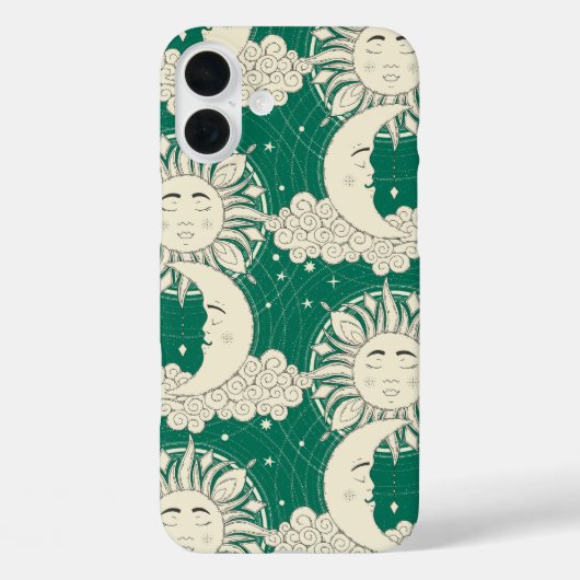 Coques Case-Mate iPhone rêves bohèmes verts (Verso)
