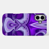 Coques Case-Mate iPhone Rêves de fleurs violettes (Verso (horizontal))