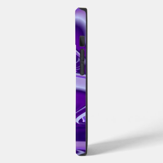 Coques Case-Mate iPhone Rêves de fleurs violettes (Verso / Gauche)