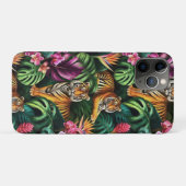 Coques Case-Mate iPhone Rêves de jungle de tigre Motif de surface continu (Dos (Horizontal))