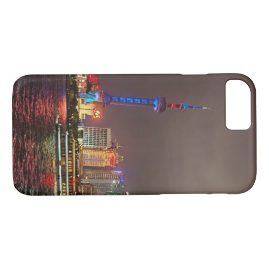 Coques Case-Mate iPhone Rêves électriques - Futuriste Shanghai Skyline, A  (Dos (Horizontal))