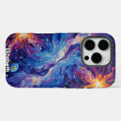 Coques Case-Mate iPhone Rêves Galactiques : Un voyage Starlit (Verso (horizontal))