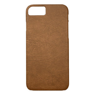 Case-Mate iPhone Case Revêtement Brown en cuir de vache