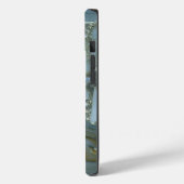 Coques Case-Mate iPhone Revêtement de marbre de pierre bleue (Verso / Gauche)