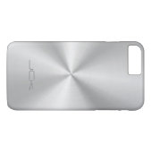 Coques Case-Mate iPhone Revêtement en acier inoxydable métallique moderne (Dos (Horizontal))