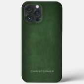 Coques Case-Mate iPhone Revêtement texturé avec design Manly Vert (Verso)
