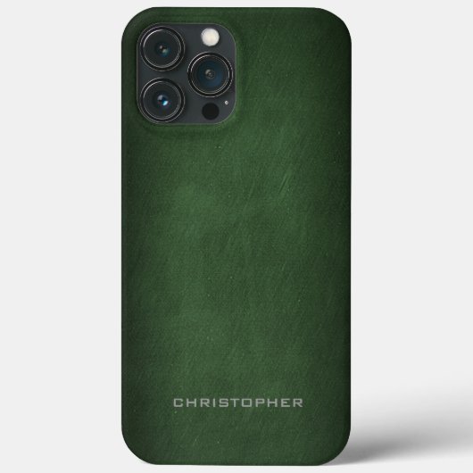 Coques Case-Mate iPhone Revêtement texturé avec design Manly Vert (Verso)