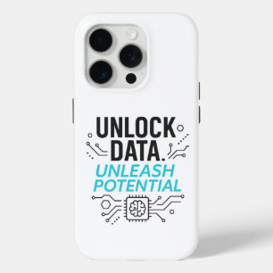 Coque iPhone 15 Pro Révolution des données : technologie matricielle p