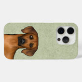 Coques Case-Mate iPhone Rhodesian Ridgeback Brown Africain Lion Chien Head (Verso (horizontal))