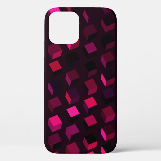 Coques Case-Mate iPhone Rhombus rose foncé : Décor Abstrait rayonnant (Verso)