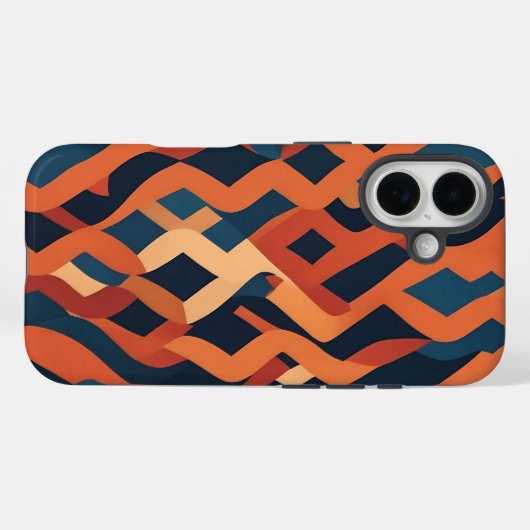 Coques Case-Mate iPhone Rhythmic Pattern (Verso (horizontal))