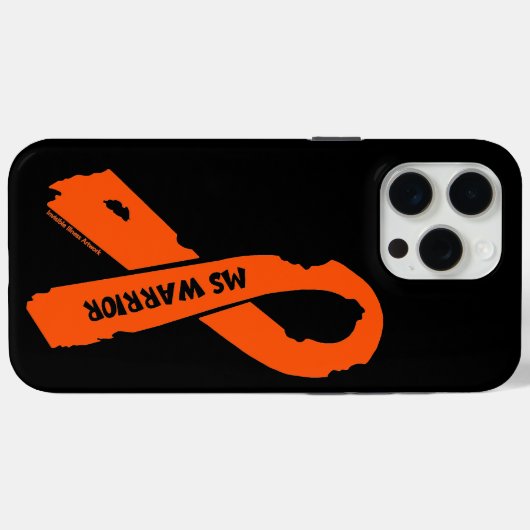 Coques Case-Mate iPhone Ribbon déchiré/Guerrier...MS (Verso (horizontal))