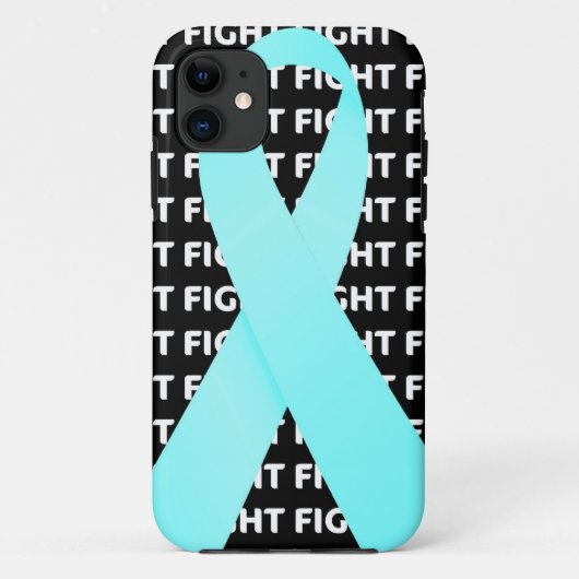 Coques Case-Mate iPhone Ribbon du cancer de l'ovaire (Dos)