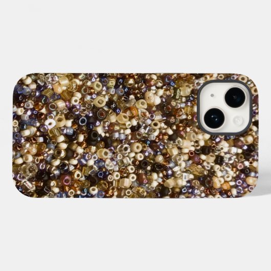 Coques Case-Mate iPhone Richesse Des Perles De Semence (Verso (horizontal))