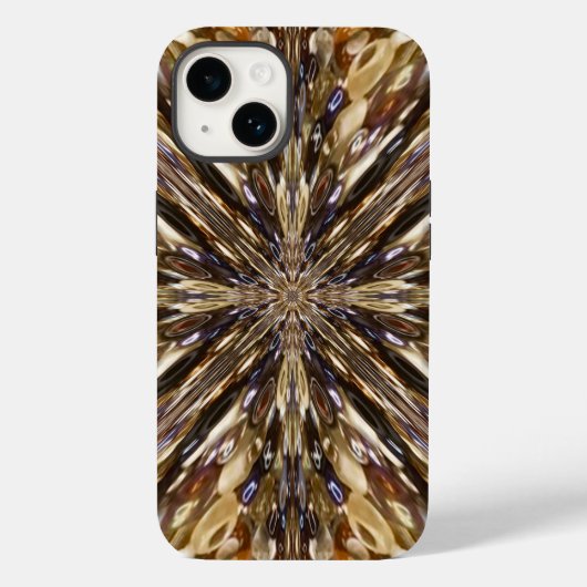 Coques Case-Mate iPhone Richesse Des Perles De Semence Motif Abstrait (Verso)