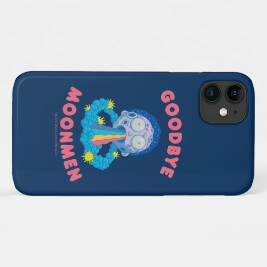 Coques Case-Mate iPhone RICK ET MORTY™| Adieu Moonmen (Dos (Horizontal))