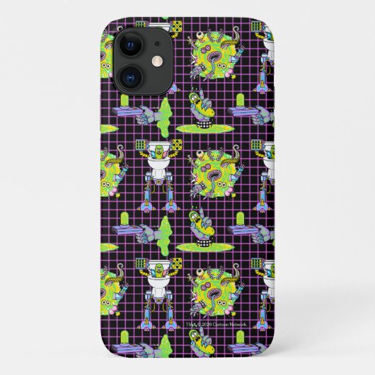 Coques Case-Mate iPhone RICK ET MORTY™| Motif du portail de collage (Dos)