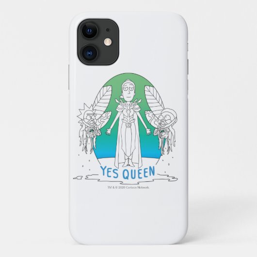 Coques Case-Mate iPhone RICK ET MORTY™| Oui Reine (Dos)