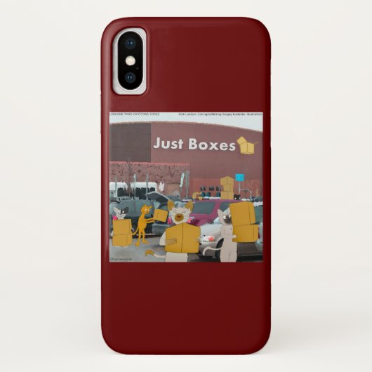 Coques Case-Mate iPhone Rick London Big Box Stores Pour Cats Comic (Dos)