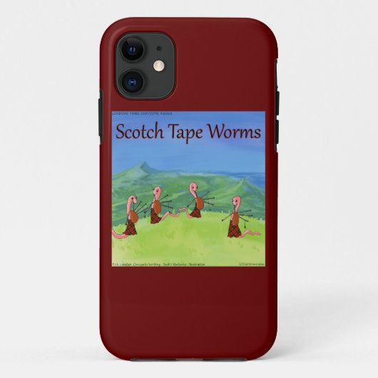 Coques Case-Mate iPhone Rick London Vers de l'Écosse Drôle (Dos)