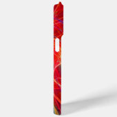 Coques Case-Mate iPhone RIDEAUX DE JUMEAUX, Frottes Fractales Rouges Jaune (Verso / Droite)