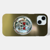 Coques Case-Mate iPhone RIDEAUX SKULL gris (Verso (horizontal))