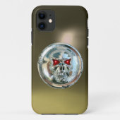 Coques Case-Mate iPhone RIDEAUX SKULL gris (Dos)