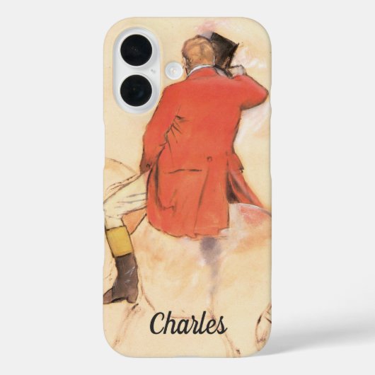 Coques Case-Mate iPhone Rider en Red Coat par Edgar Degas (Verso)