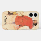 Coques Case-Mate iPhone Rider en Red Coat par Edgar Degas (Verso (horizontal))