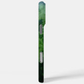 Coques Case-Mate iPhone Rind de Fruit Vert pastèque Monogramme (Verso / Droite)