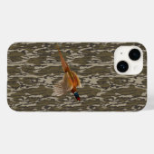 Coques Case-Mate iPhone Ringneck Chasse aux faisans Bottomland Camo Bird (Verso (horizontal))