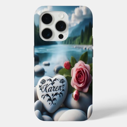 Coques Case-Mate iPhone River Valley Heart (Verso)