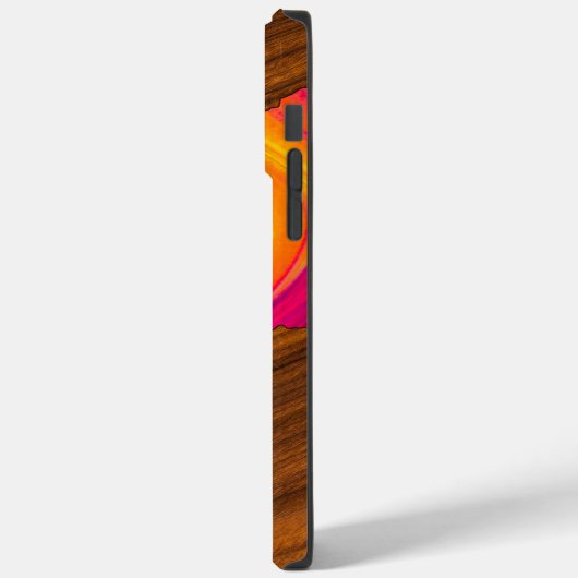 Coques Case-Mate iPhone Rivière couleur vibrante du bois (Verso / Gauche)