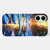 Coques Case-Mate iPhone Rivière d'hiver gelée (Verso (horizontal))