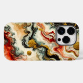 Coques Case-Mate iPhone Rivières dorées (Verso (horizontal))